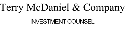 Terry McDaniel & Company Investment Counsel